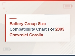 Chevrolet Corolla Battery Group Size Compatibility Chart and Specifications Guide